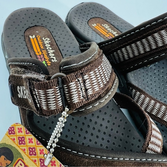 Skechers Reggaes Outdoor Active Lifestyle Waterproof Sandals Sz 7 - Picture 5 of 9